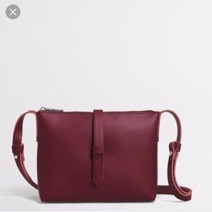 J. Crew Dark Wine Parker Crossbody